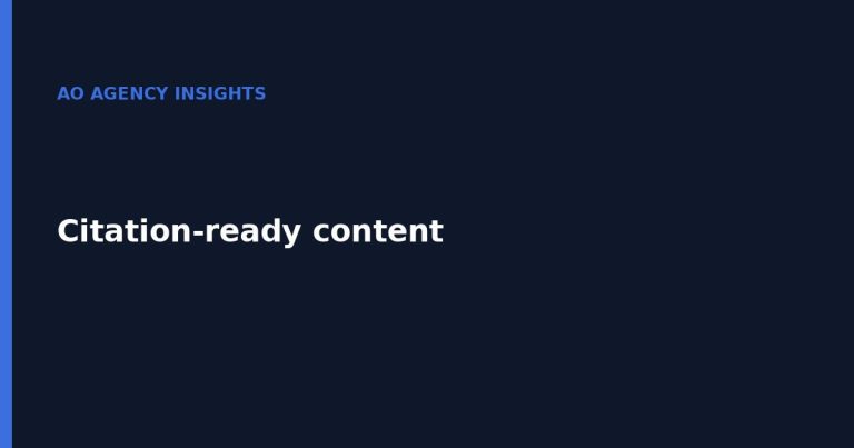 Citation-ready content
